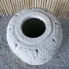  Product image 4 of the product “Balinese style high round pot, with carving - 70cm Dia., 90cm Height, Taro sand ”